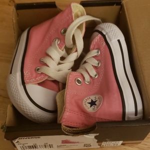 Pink Infant Converse All Stars